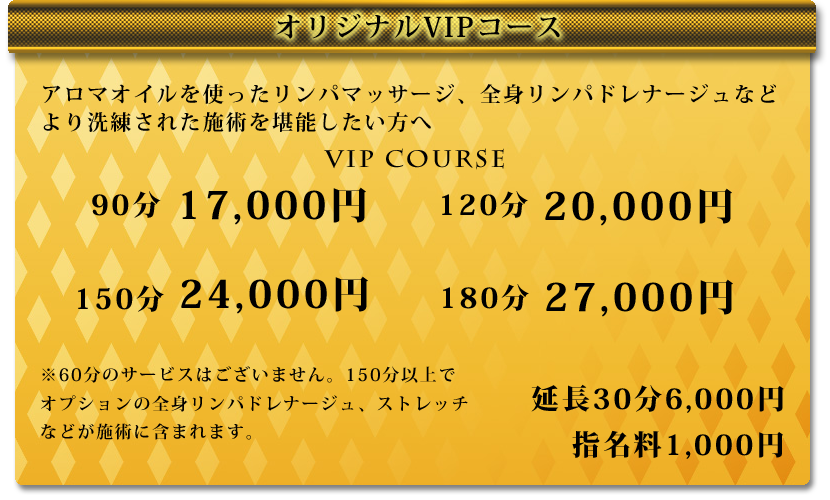 サービスメニュー